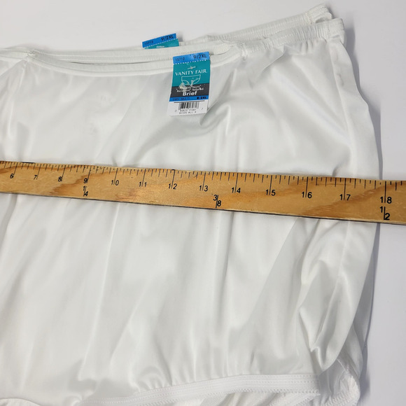 Vanity Fair Briefs Womens 2XL White Perfectly Yours Ravissant Tailored 2 Pack - Picture 8 of 10